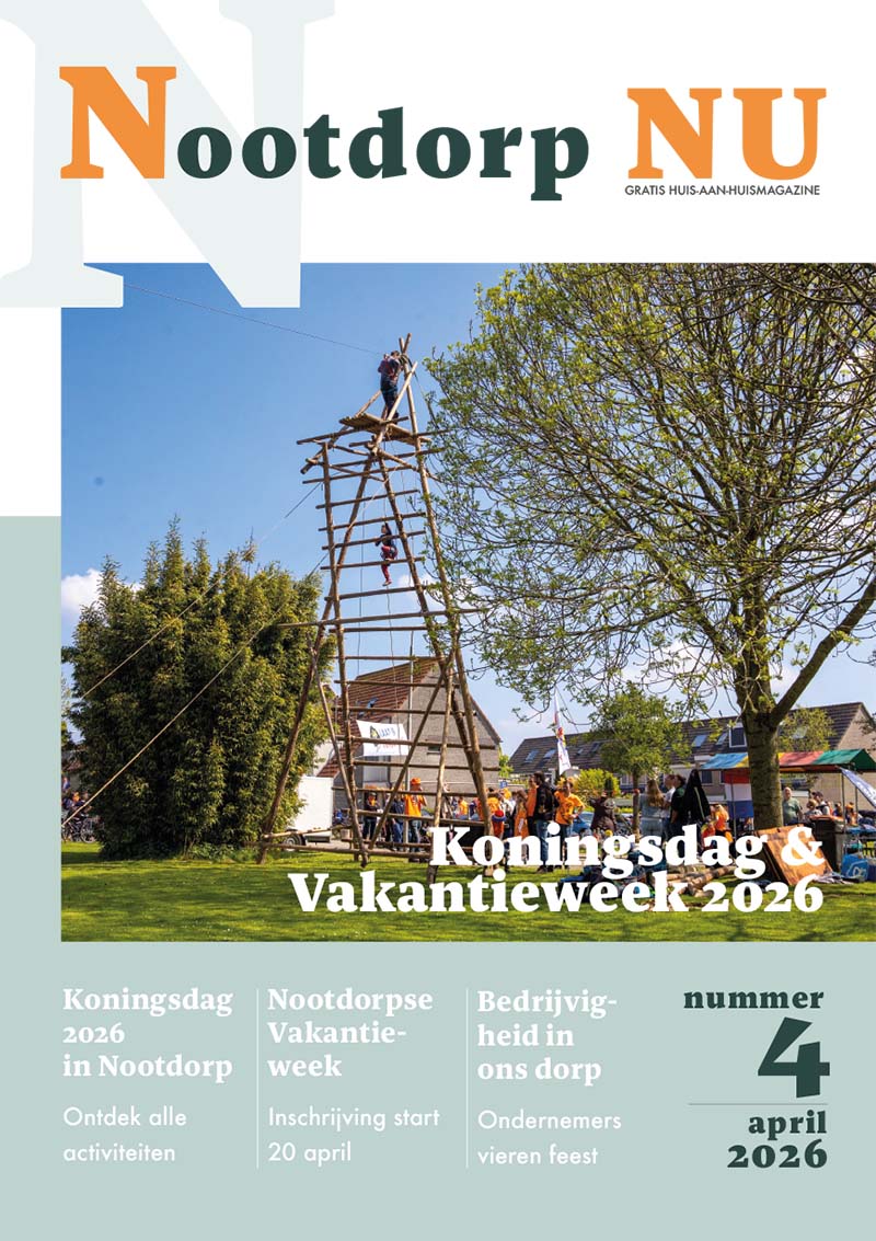 Cover Nootdorp NU editie april 2026 Koningsdag