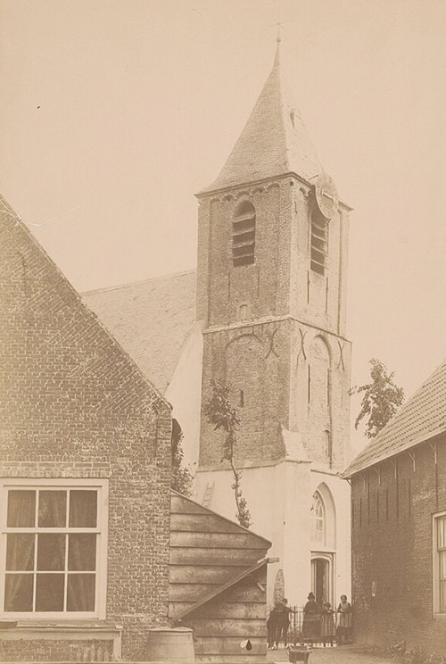Dorpskerk Nootdorp 1891 foto van Noitdorpsche Historien